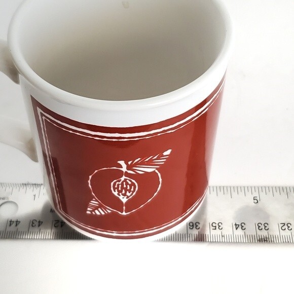 Vintage TAMS Made in England Ceramic Fruits & Florals Coffee Mug - Picture 9 of 9